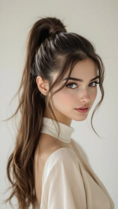 Sleek High Ponytail